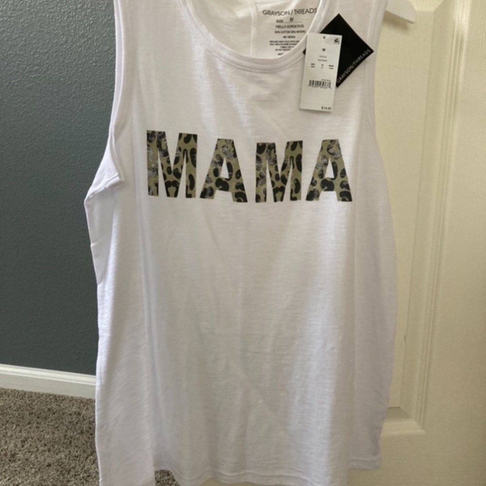 NWT Mama Tank size M